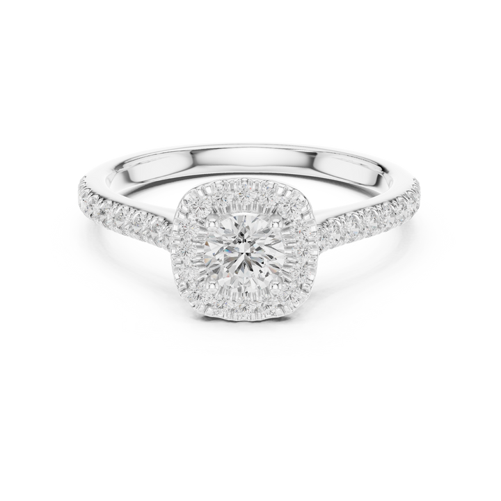 Couronne du Premier Jour — bijuterie cu diamante create în laborator, ton alb, vedere 4