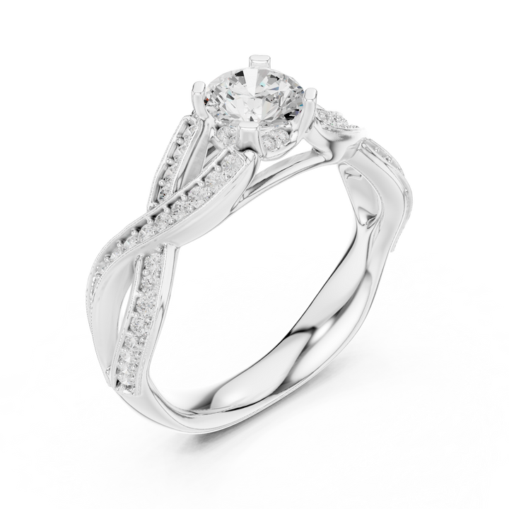 Infini de Rosée — bijuterie cu diamante create în laborator, ton alb, vedere 2