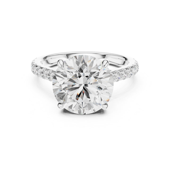 Le Cercle d’une Grande Joie — inel de logodnă cu diamante lab-grown, metal alb, vedere 4