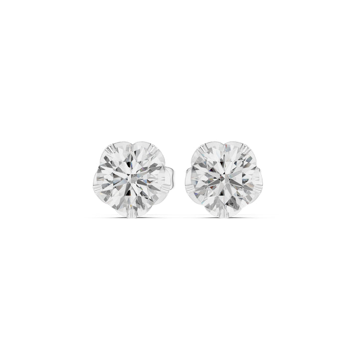 L’Éclat Tout Simple — cercei cu diamante lab-grown, metal alb, vedere 4