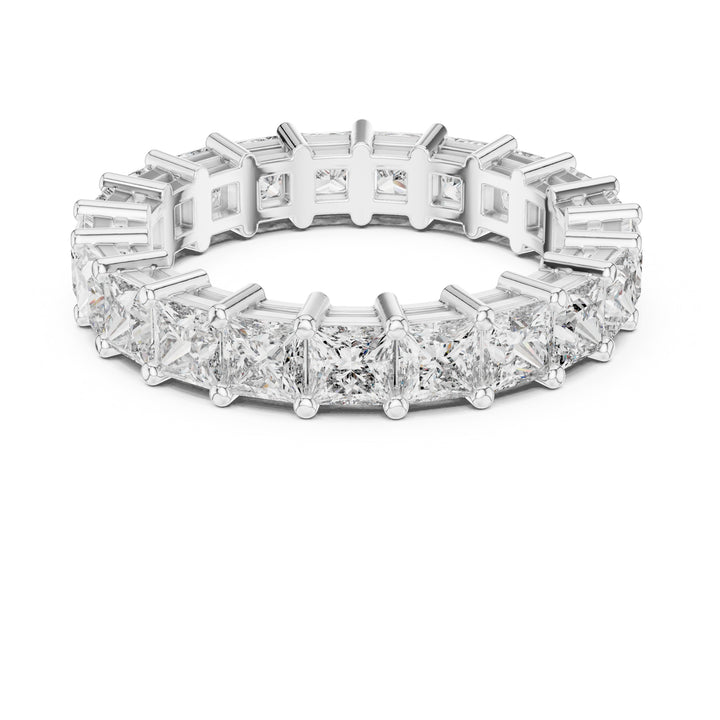 La Ligne des Princesses — verighetă cu diamante lab-grown, metal alb, vedere 4