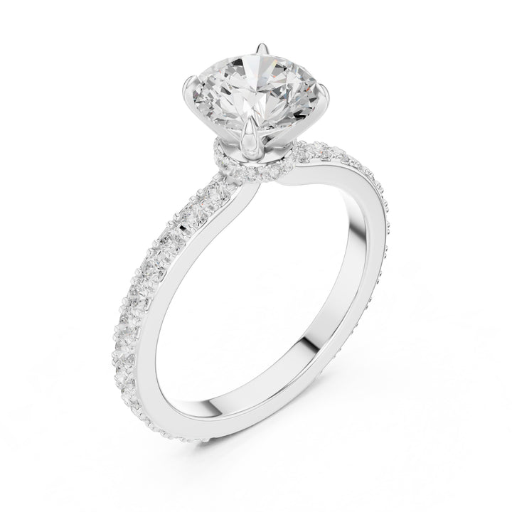 L’Heure des Aveux — inel cu diamante lab-grown, metal alb, vedere 2