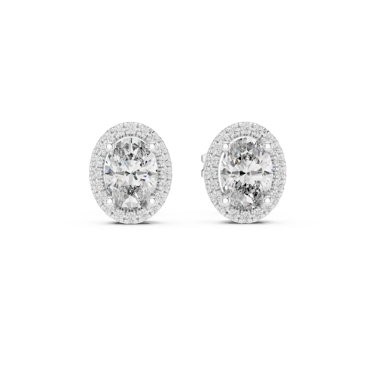 Le Médaillon aux Volutes — bijuterie cu diamante create în laborator, ton alb, vedere 4