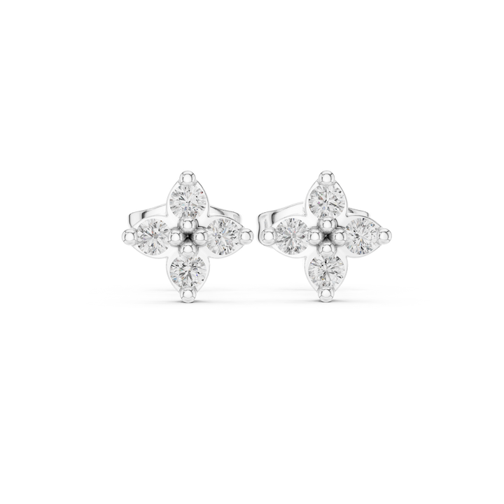 Le Signe Fleuri — bijuterie cu diamante create în laborator, ton alb, vedere 4
